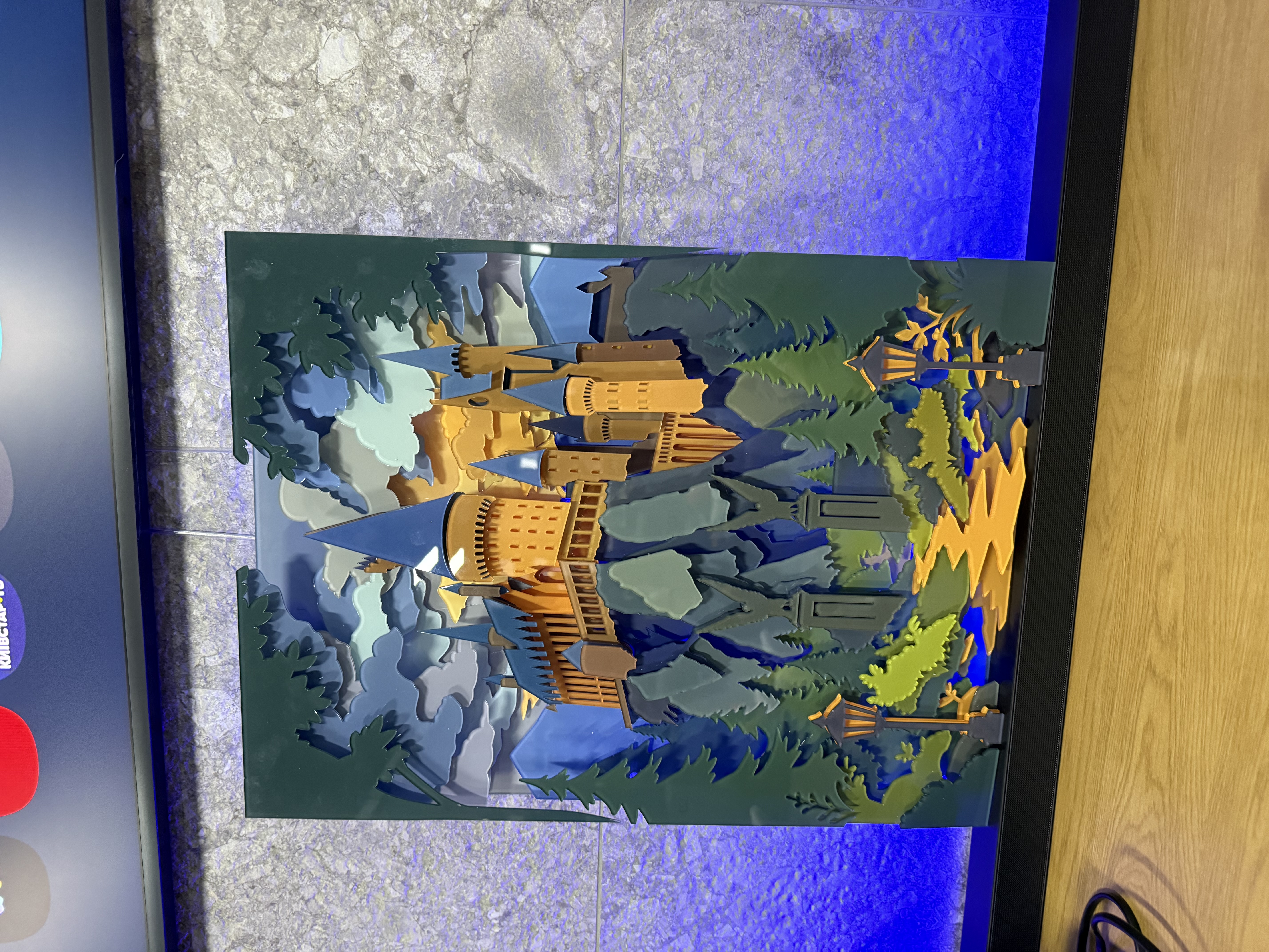 StackRise model in an interior space